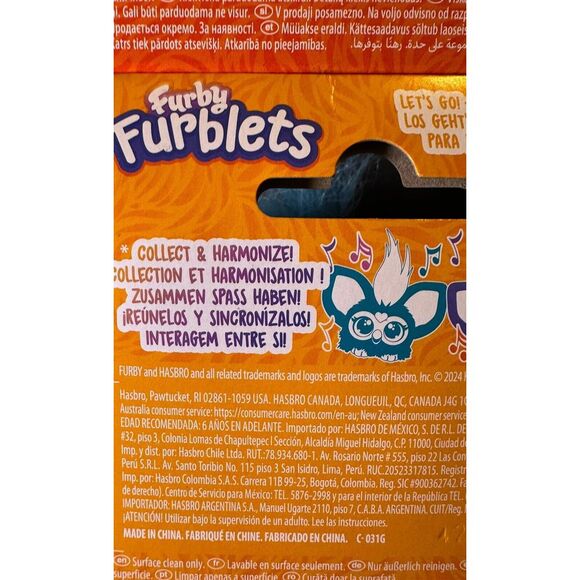 Furby Furblets Electronic Mini Plush Complete Set of 6 Speaks Furbish Harmonize - Picture 7 of 16